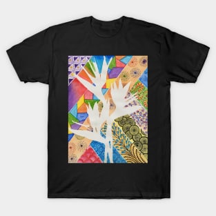 Bird of Paradise Plant Silhouette T-Shirt